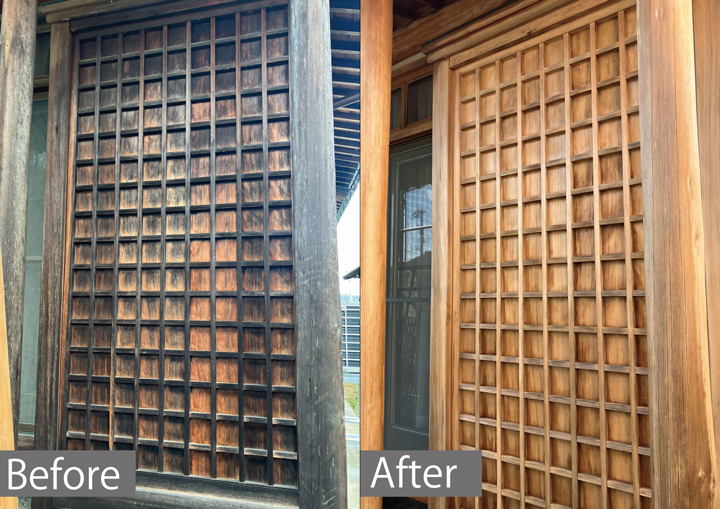 「白木メンテナンス本舗」before&after