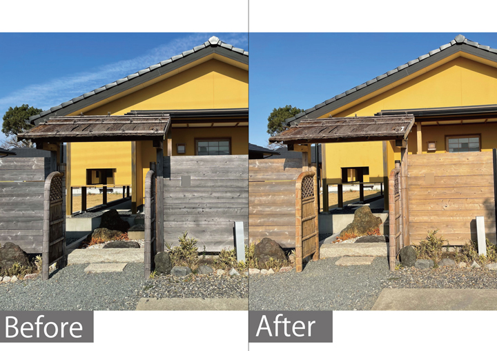 「白木メンテナンス本舗」before&after