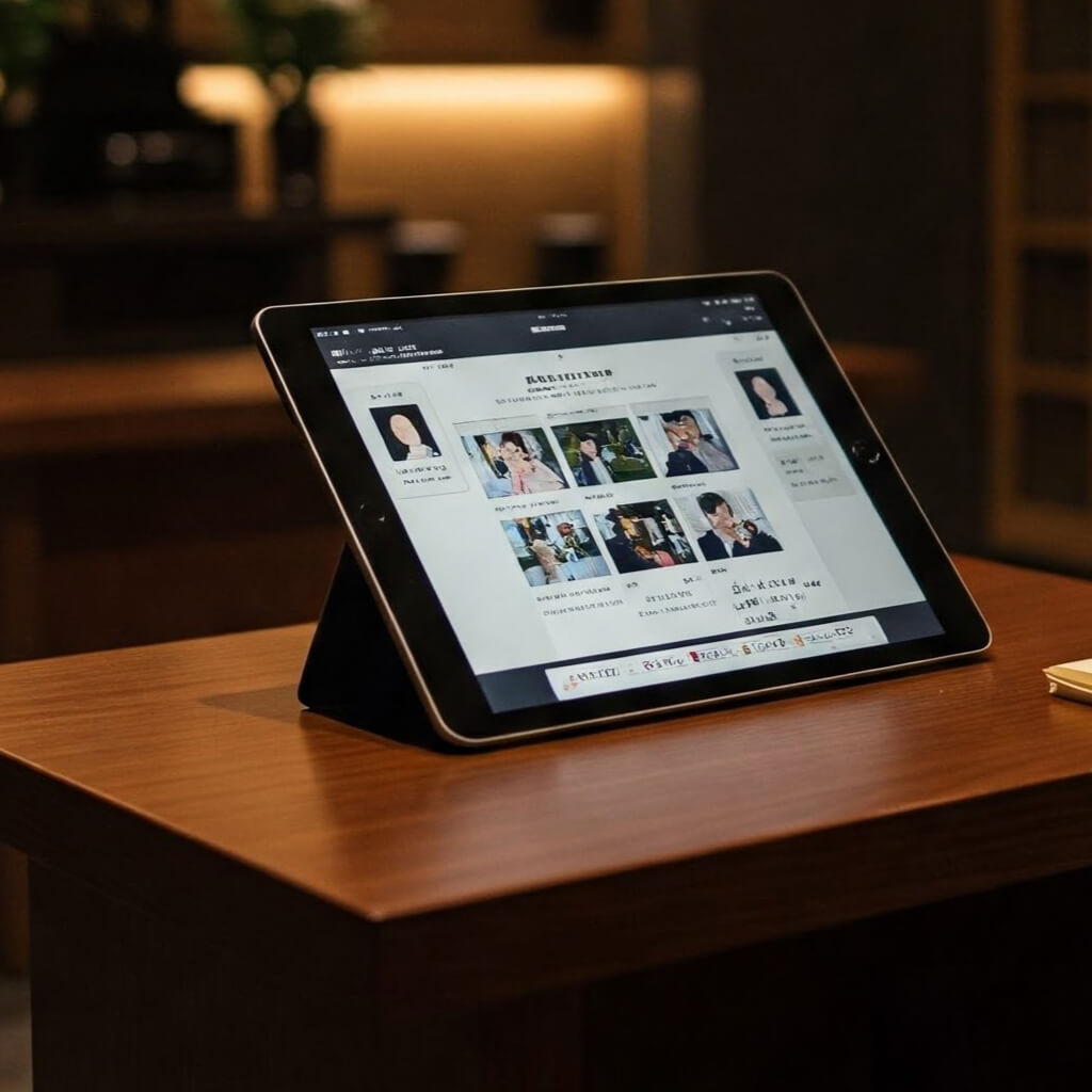 デジタル祭壇のイメージ