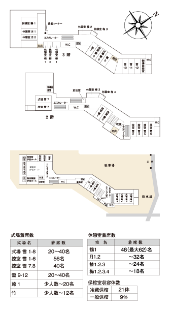 代々幡斎場 館内のご案内