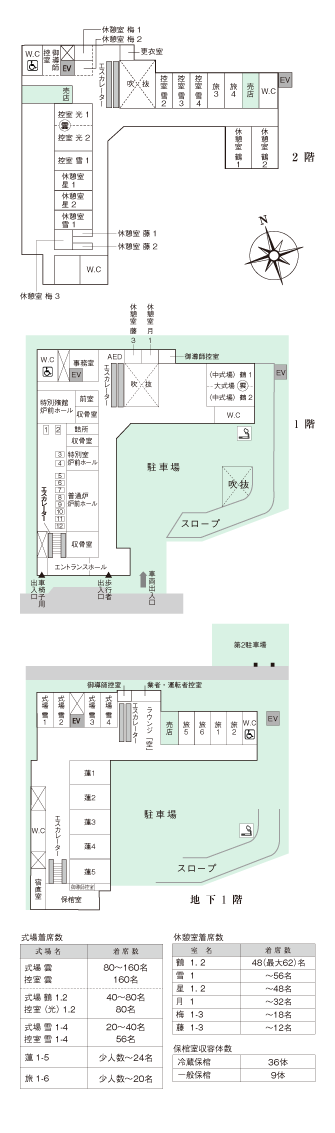 桐ヶ谷斎場 館内のご案内